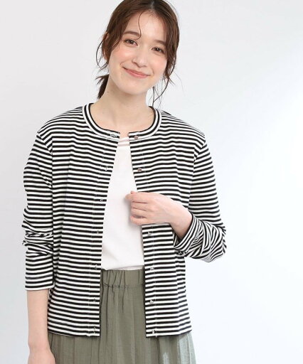 【SALE/30%OFF】Reflect 【夏SALE/E-QUALITY/手洗い可/一枚着でも◎】ドット風ボタンカーディガン リフレクト トップス カーディガン ブラック【送料無料】 【SALE/30%OFF】Reflect 【夏SALE/E-QUALITY/手洗い可/一枚着でも◎】ドット風ボタンカーディガン リフレクト トップス カーディガン ブラック【送料無料】