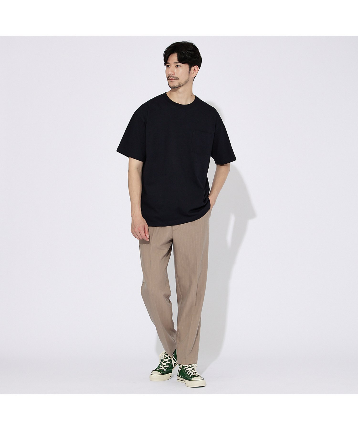 【Hanes/ヘインズ】BEEFY-T / ポケットTシャツ / パックTシャツ アバハウス トップス カットソー・Tシャツ ホワイト ブラック