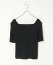 VENCE share style Ladys オフショルニットプルオーバー ヴァンス エクスチェンジ トップス ニット ブラック ホワイト【送料無料】