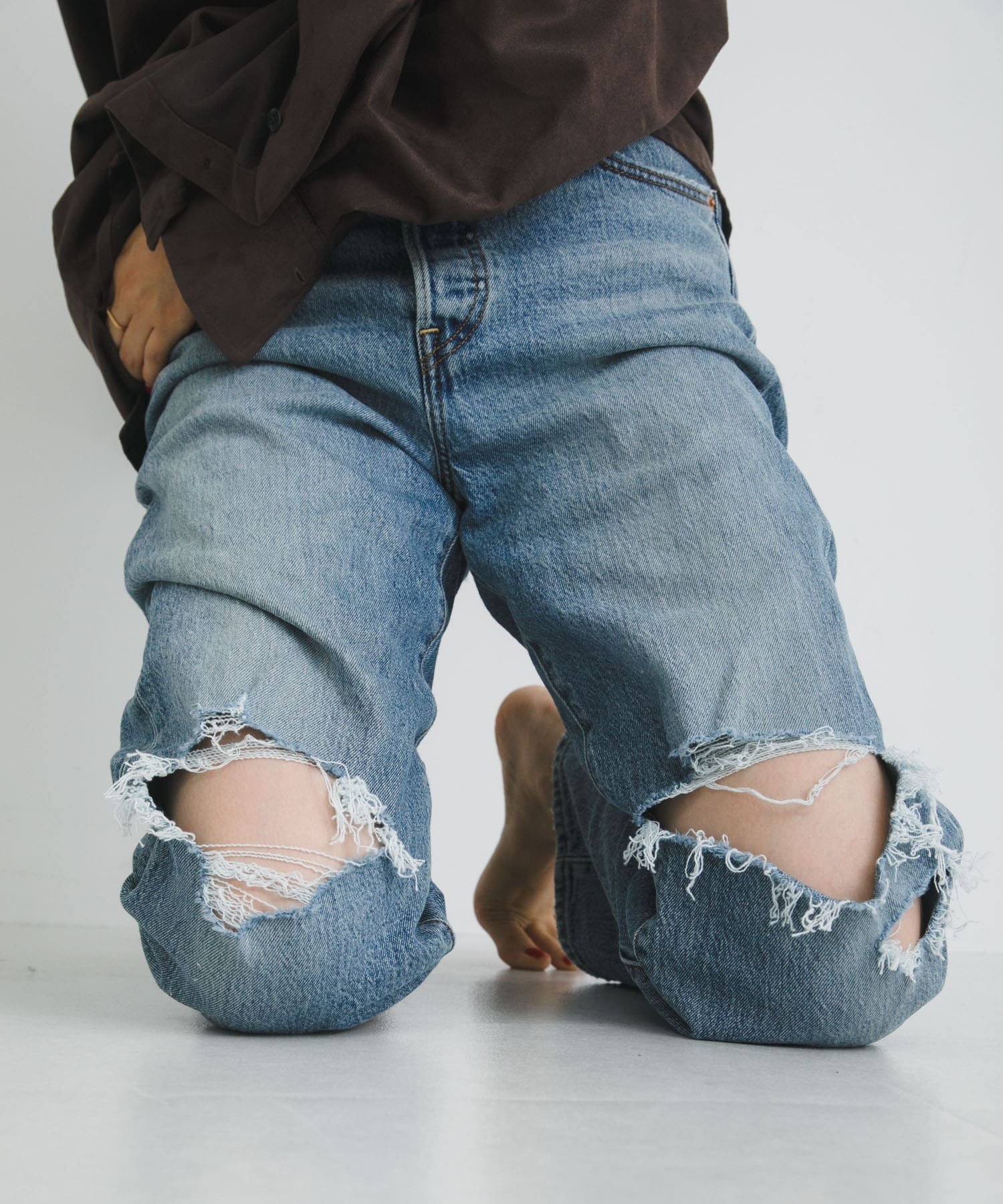【SALE／60%OFF】URBAN RESEARCH Levi's Exclusive RIBCAGE STRAIGHT ANKLE アーバンリサーチ パンツ ジーンズ・デニムパンツ【送料無料】