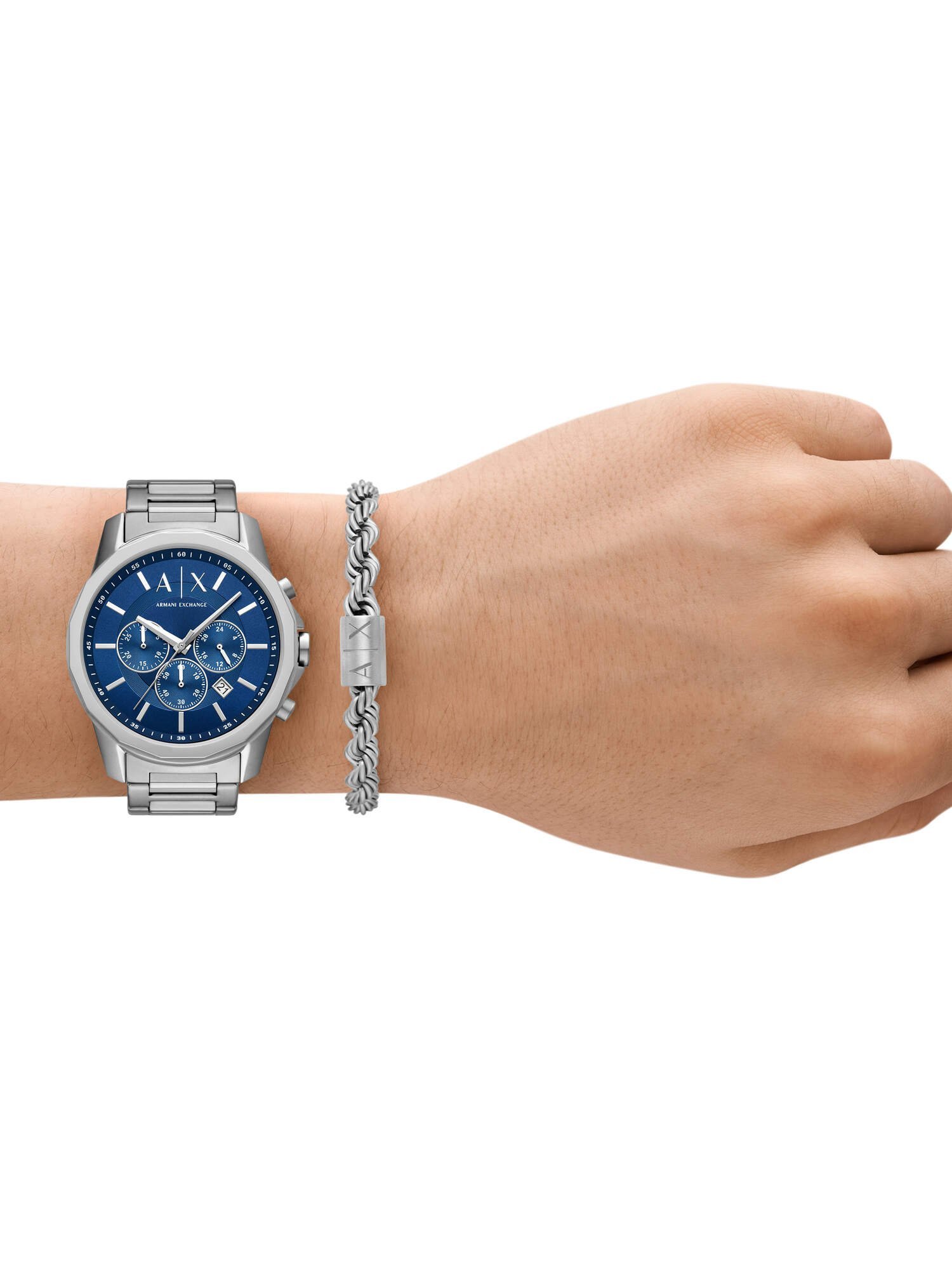 アルマーニ・エクスチェンジ 腕時計 メンズ アナログ ステンレス AX7176SET ウォッチステーションインターナショナル アクセサリー・腕時計 腕時計