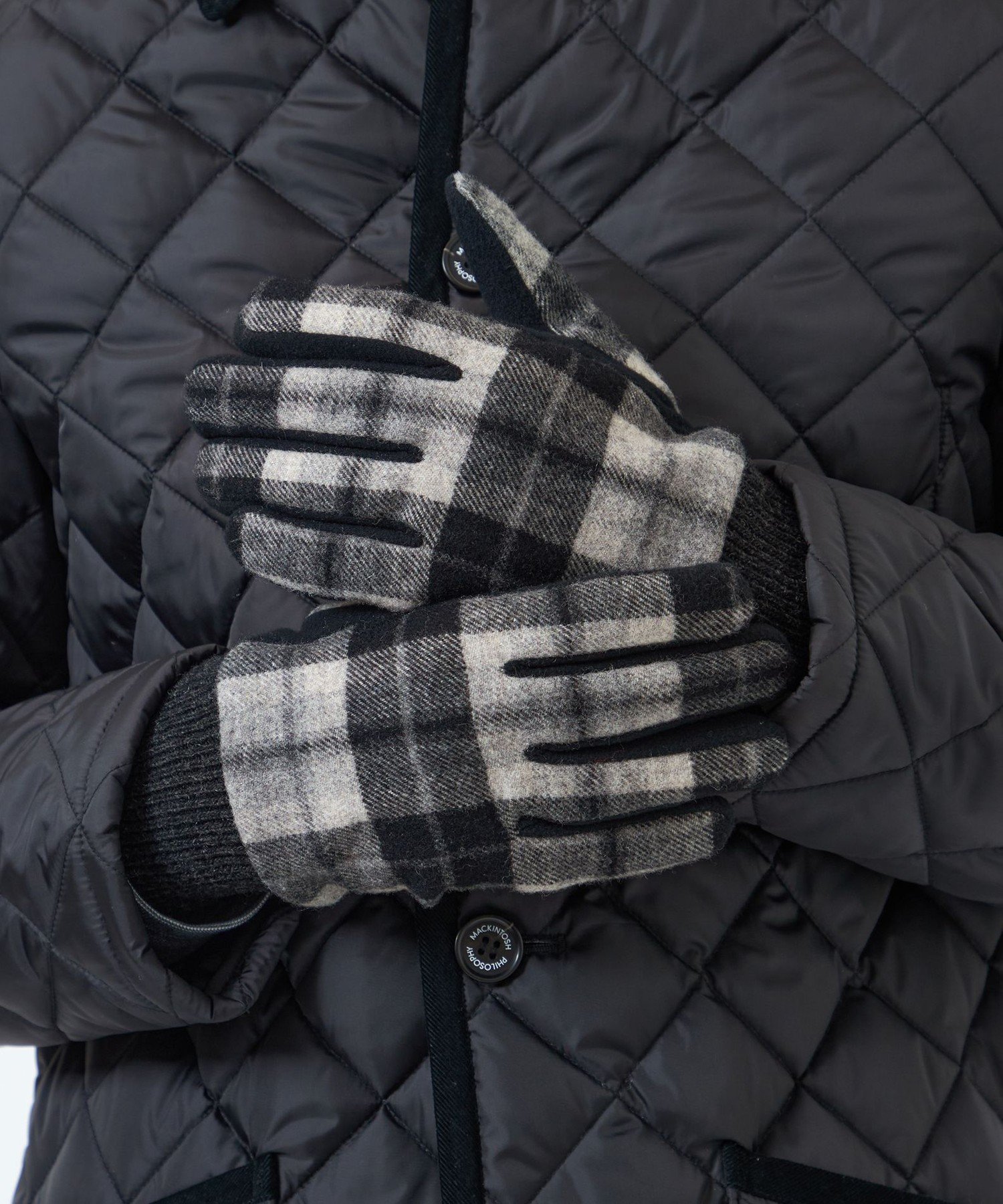 【SALE／36%OFF】MACKINTOSH PHILOSOPHY ハウスチェック グローブ マッキントッシュ フィロソフィー ファッション雑貨 手袋 ベージュ【送料無料】