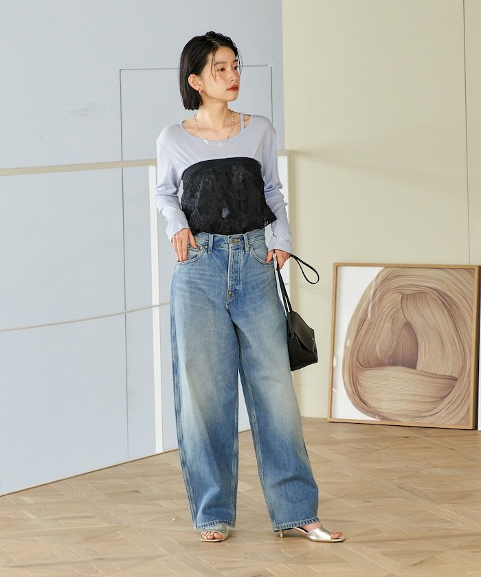 FREAK'S STORE マルチウェイ 花柄レース 巻きスカート フリークスストア スカート その他のスカート ブラック ホワイト