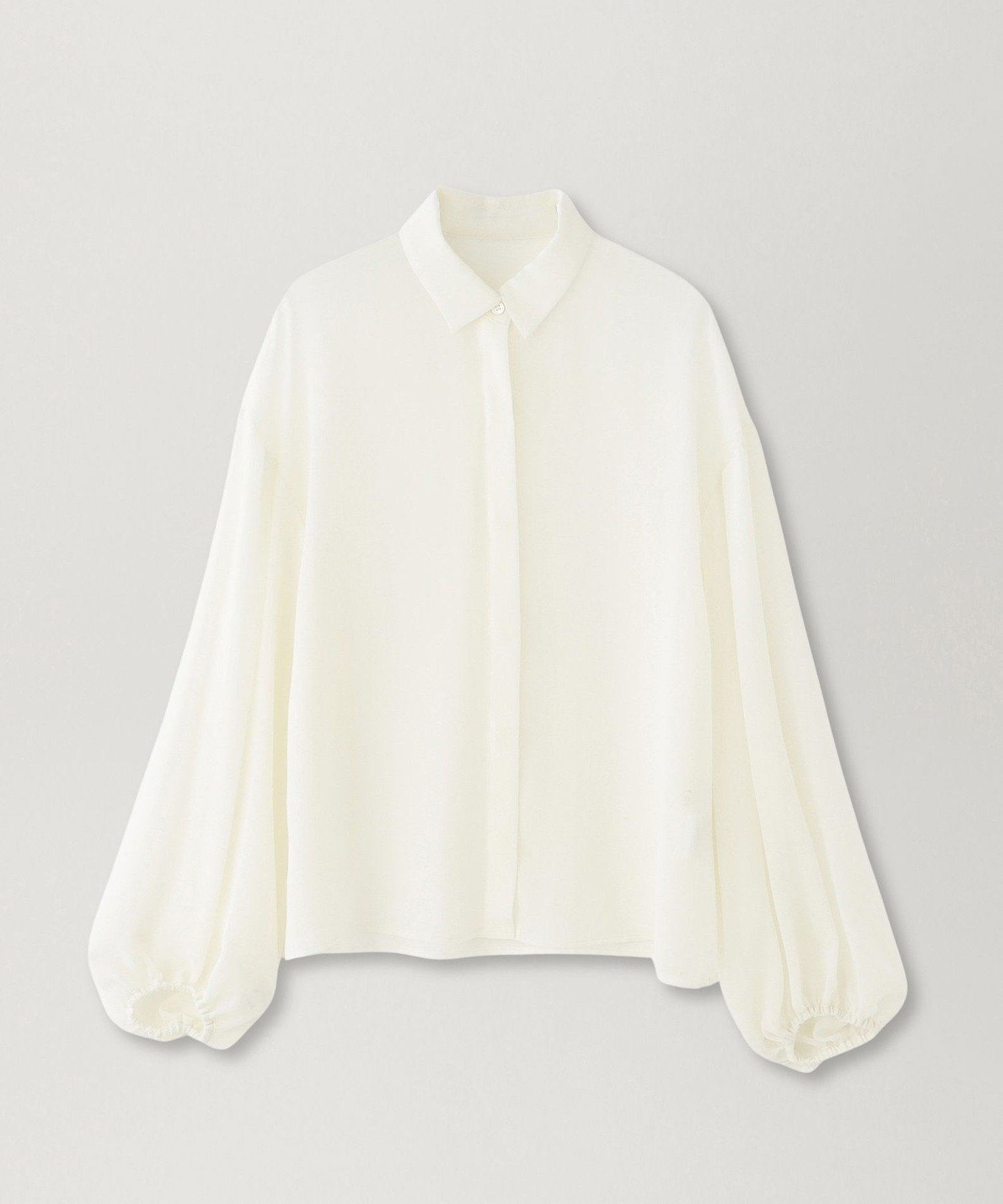 EPOCA 【marmors】シアーブラウス《WEB&EPOCA THE SHOP店舗限定》 エポカ トップス シャツ・ブラウス ブルー ホワイト【送料無料】