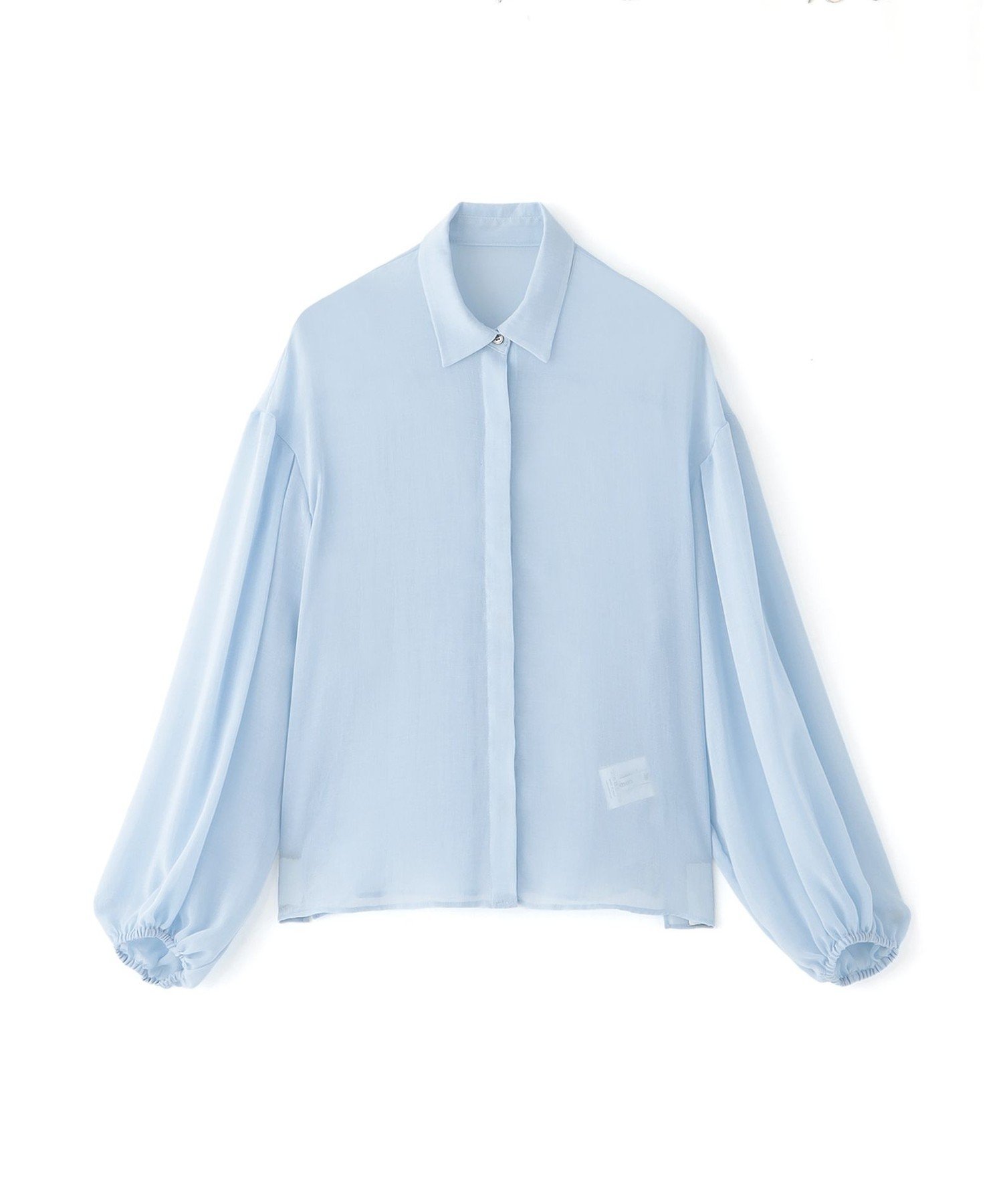EPOCA 【marmors】シアーブラウス《WEB&EPOCA THE SHOP店舗限定》 エポカ トップス シャツ・ブラウス ブルー ホワイト【送料無料】