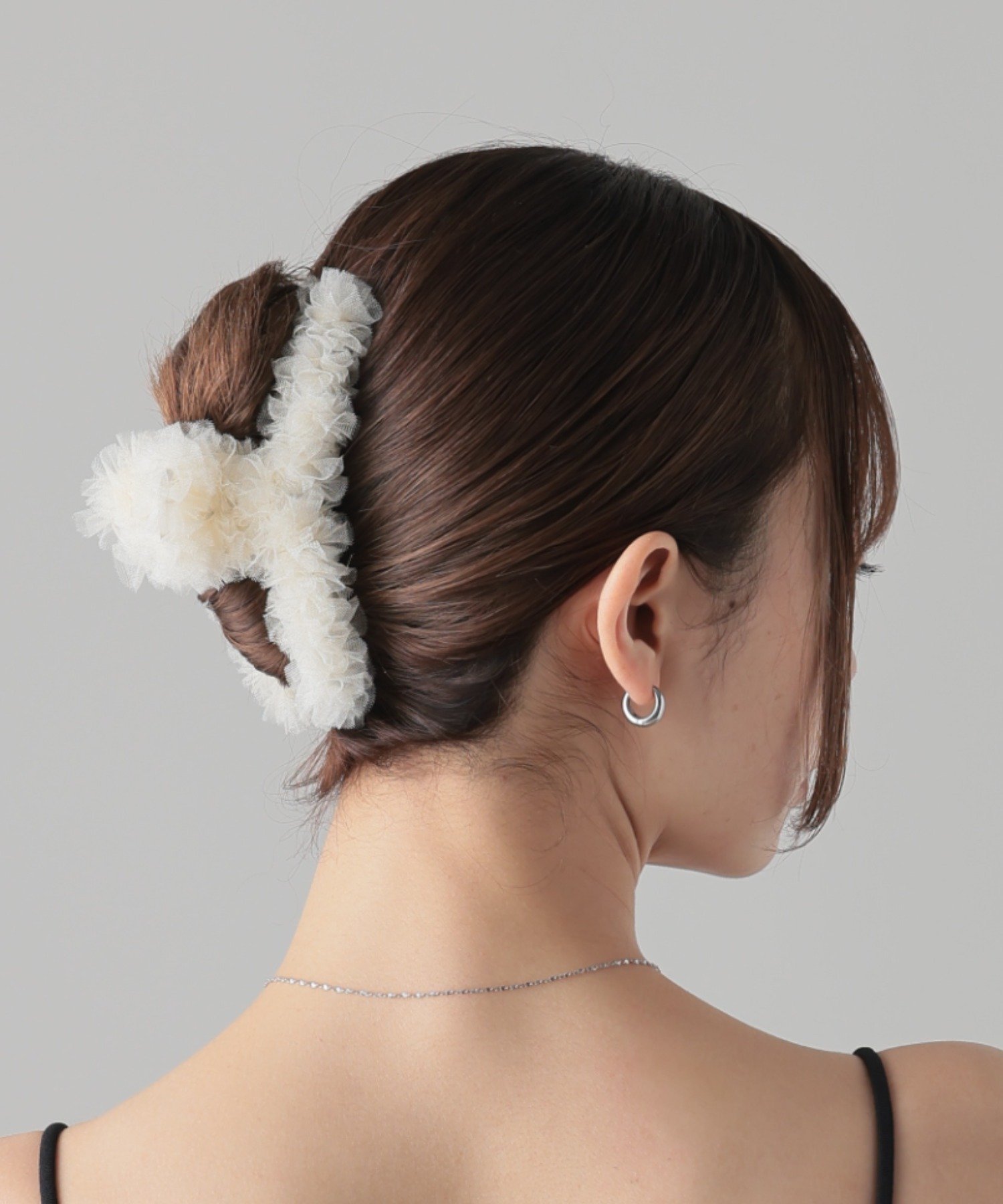 【SALE／33%OFF】ciite' シフォンビック ヘアクリップ シーテ ヘアアクセサリー バレッタ・ヘアクリップ・ヘアピン ブラック ピンク