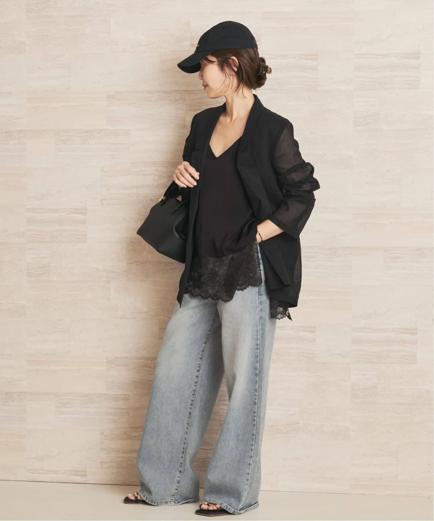 plage organic cotton sheer ジャケット プラージュ ジャケット・アウター その他のジャケット・アウター ブラック ブラウン