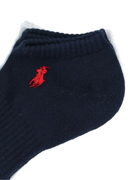 RALPH LAUREN RALPH LAUREN/(W)【RALPH LAUREN】アンクルソックス ジーンズメイト ファッショングッズ ソックス/靴下 レッド