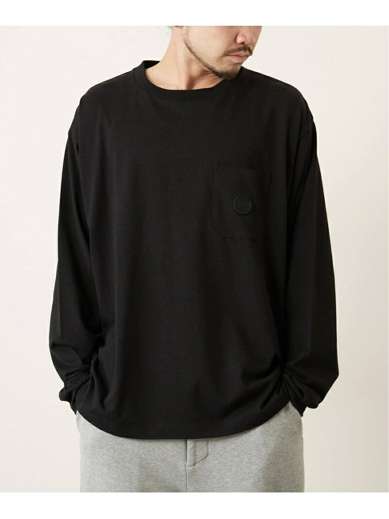 Paris Saint-Germain ＜予約＞【Paris Saint-Germain】ラバーエンブレム ロングスリーブ Tシャツ エディフィス カットソー Tシャツ ホワイト ブラック ブラウン【送料無料】