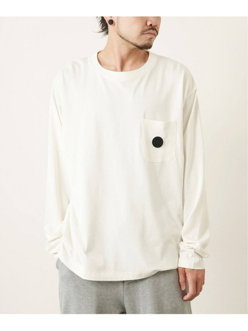 Paris Saint-Germain ＜予約＞【Paris Saint-Germain】ラバーエンブレム ロングスリーブ Tシャツ エディフィス カットソー Tシャツ ホワイト ブラック ブラウン【送料無料】