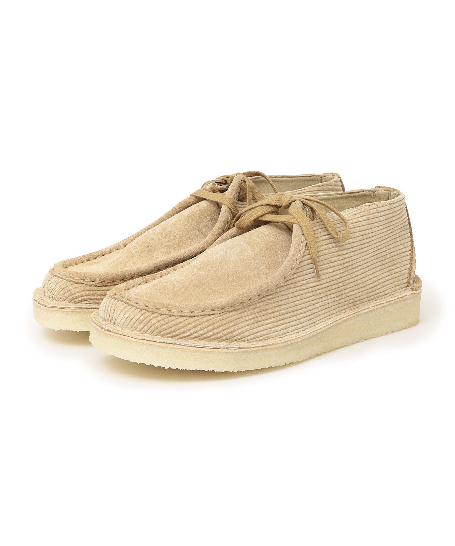 SHIPS any Clarks:DESERT NOMAD サンドコンビ デザートブーツ シップス シューズ・靴 モカシン・デッキシューズ ベージュ カーキ【送料無料】