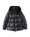 EPOCA 【MONCLER】レシュショートパーカー《WEB&EPOCA THE SHOP店舗限定》 エポカ ジャケット・アウター ダウンジャケット・ダウンベスト ブラック【送料無料】