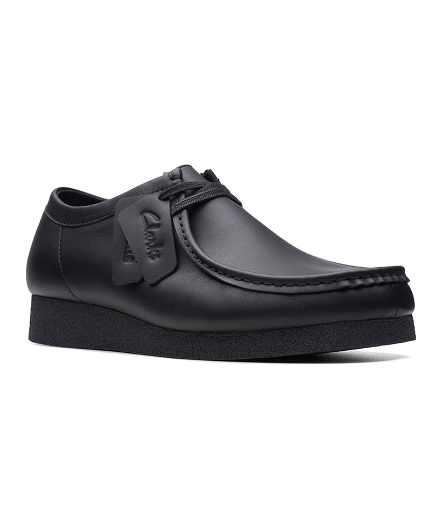 Clarks Clarks/816G WallabeeEVO WP ワラビーエヴォウォータープルーフ ブラック カジュアルシューズ クラークス リーガル フットコミュニティー シューズ・靴 モカシン・デッキシューズ ブラック【送料無料】