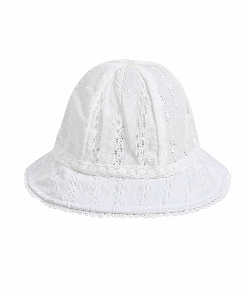 moimoln レースモチーフ帽 モイモルン 帽子 その他の帽子 ホワイト