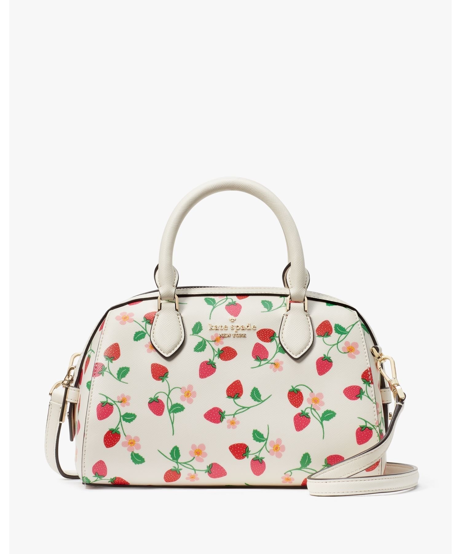 【SALE／68%OFF】kate spade new york マディソン ストロベリー バイン プリント ダッフル クロスボディ ケイトスペードニューヨーク バッグ ハンドバッグ【送料無料】