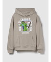 GAP (K)GapKids | マインクラフト リラックスフィット パーカー ギャップ トップス パーカー・フーディー ネイビー グレー【送料無料】