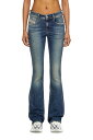 DIESEL ウィメンズ デニムパンツ BOOTCUT 1969 D-EBBEY L.30 ディーゼル パンツ ジーンズ・デニムパンツ ブルー【送料無料】