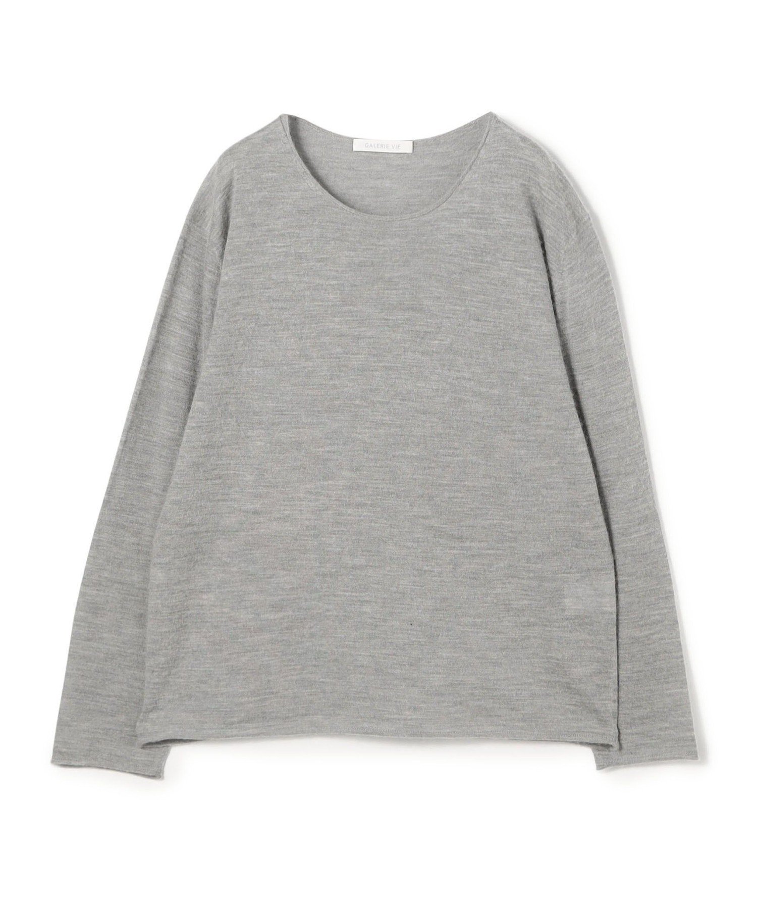 GALERIE VIE カシミヤシルク クルーネックプルオーバー トゥモローランド トップス ニ