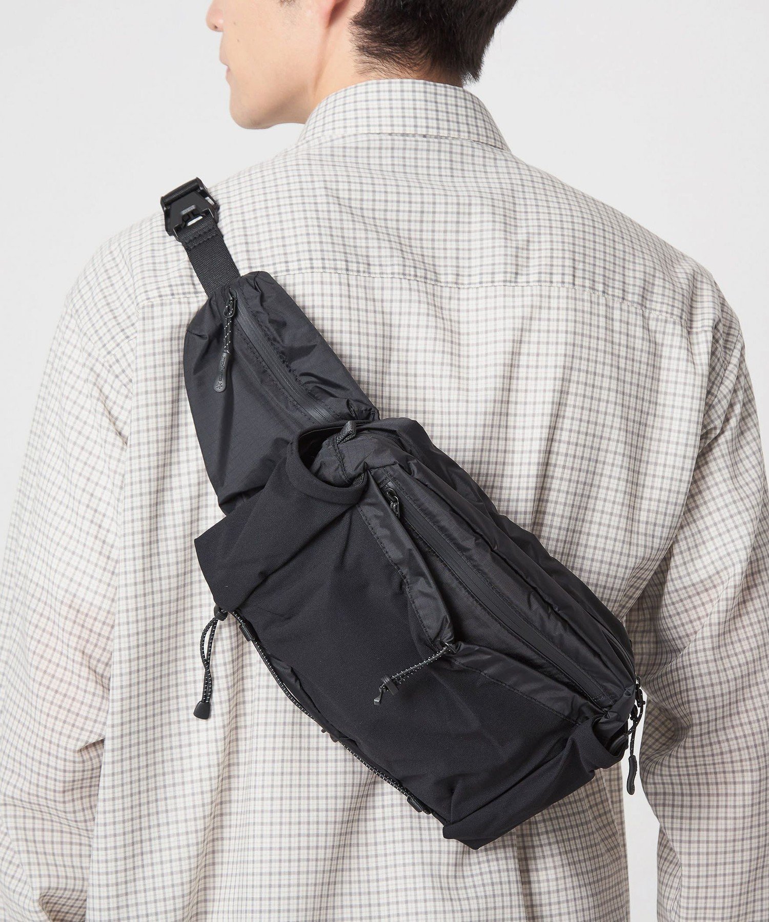 UNITED ARROWS green label relaxing ＜snow peak＞ALK ウエストバッグ ユナイテッドアローズ グリーンレーベルリラクシング バッグ ボディバッグ・ウエストポーチ ブラック【送料無料】のサムネイル