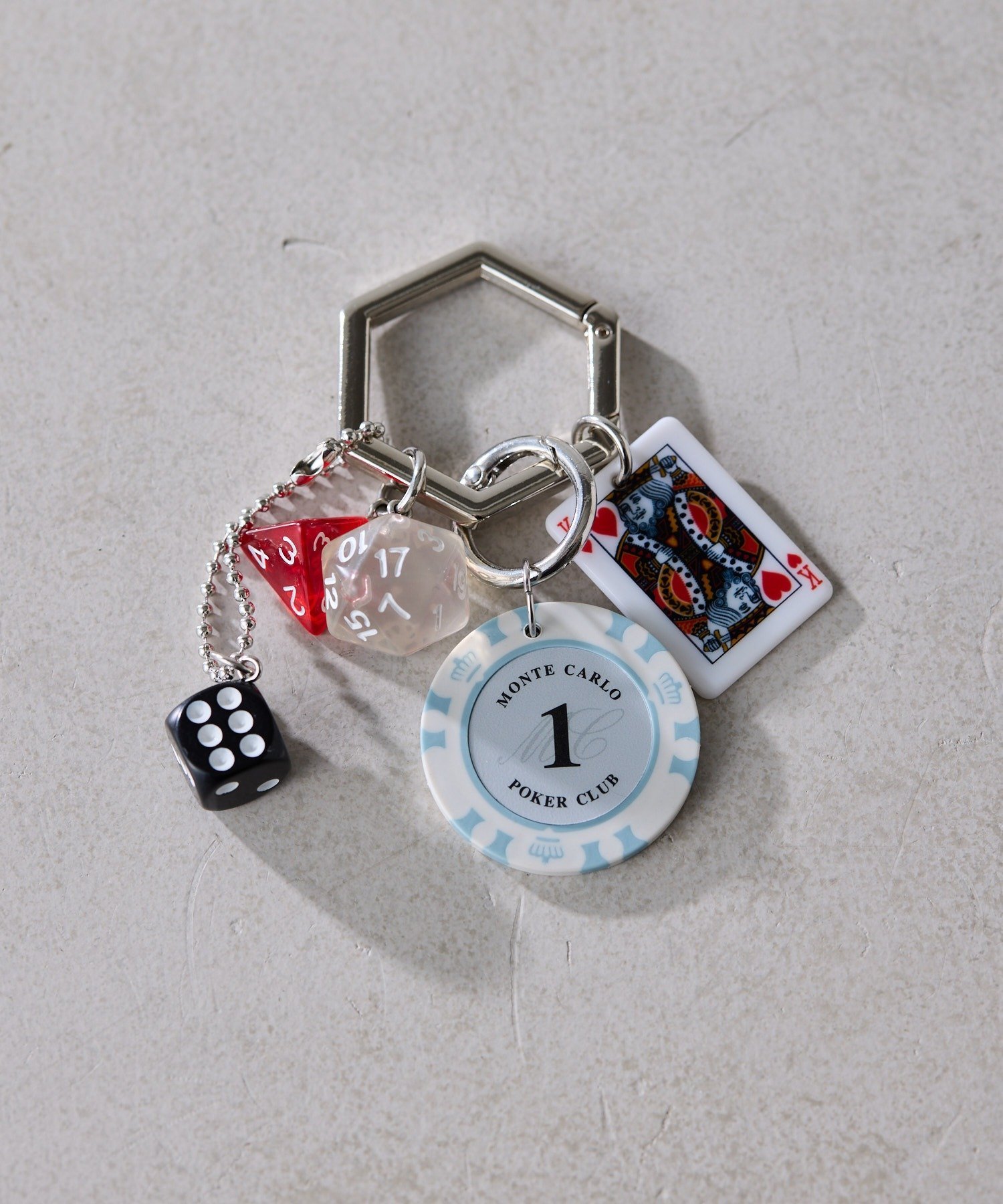 ear PAPILLONNER カジノゲームストラップ イア パピヨネ アクセサリー・腕時計 その他のアクセサリー・腕時計 ブルー ホワイト【送料無料】