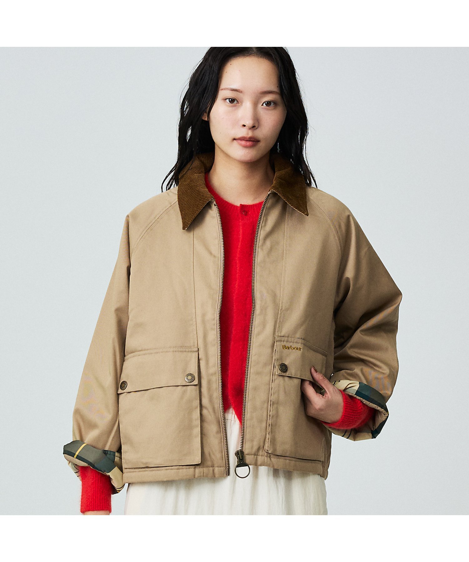 Rouge vif la cle 【BARBOUR/バブアー】ウィニーカジュアルジャケット / 中綿ジャケット ルージュ・ヴィフ ラクレ ジャケット・アウター ブルゾン・ジャンパー ベージュ カーキグリーン【送料無料】のサムネイル
