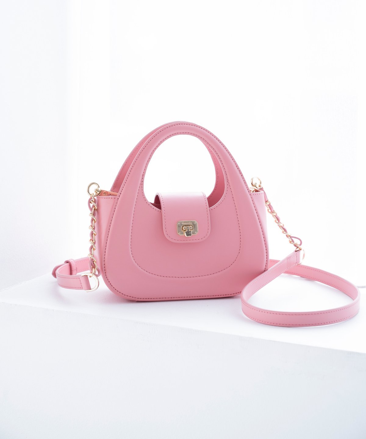 【SALE／50%OFF】Samantha Thavasa オリジナル金具ミニハンドバッグ サマンサタバサ バッグ ハンドバッグ ネイビー ピンク グリーン イエロー【送料無料】