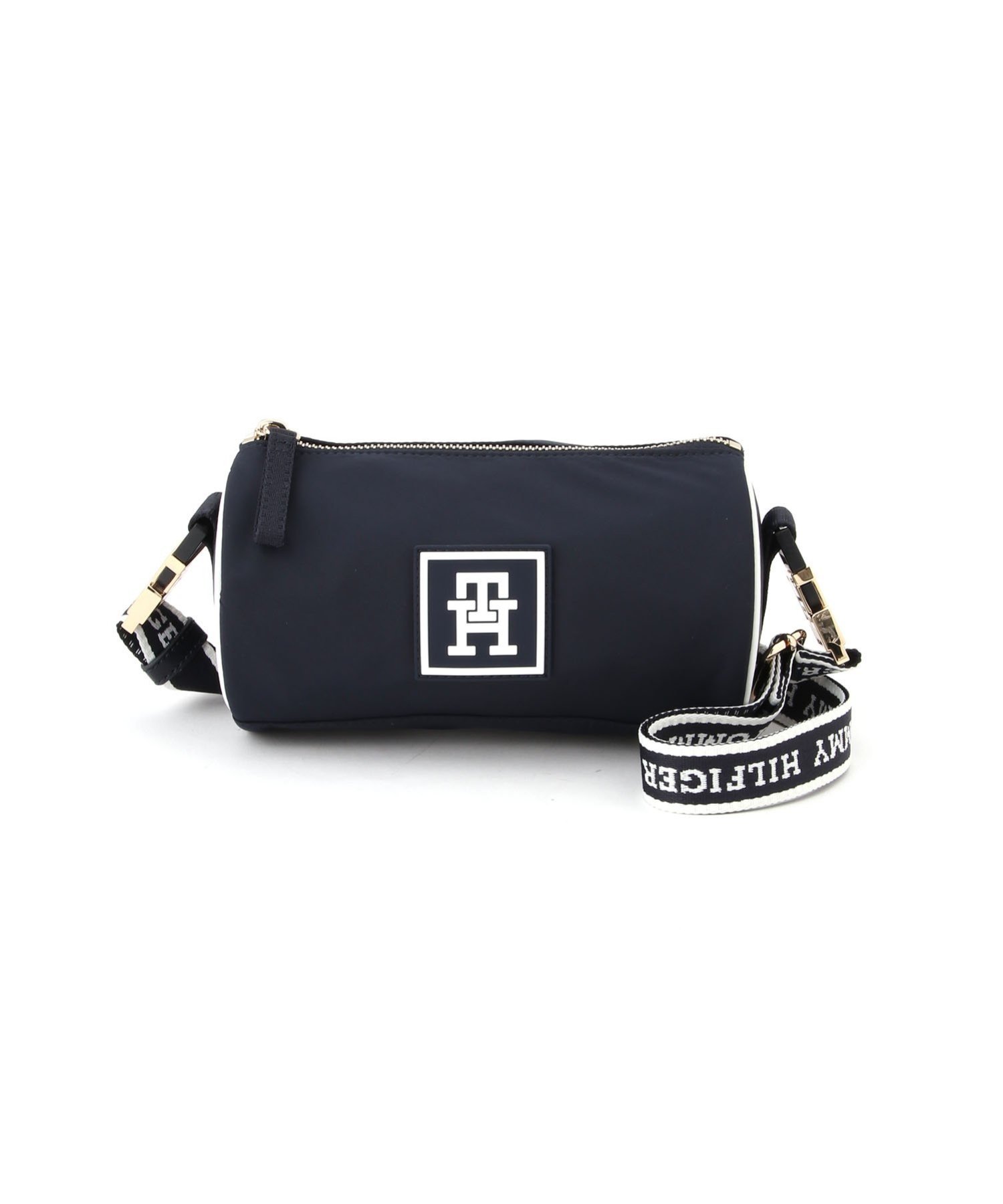 楽天Rakuten FashionTOMMY HILFIGER TOMMY HILFIGER（トミーヒルフィガー） モノタイプナイロンクロスボディバッグ トミーヒルフィガー バッグ ショルダーバッグ ネイビー レッド【送料無料】