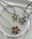 fredy emue 花モチーフトップチョーカー フレディ アンド グロスター アクセサリー・腕時計 チョーカー ブラウン ゴールド シルバー