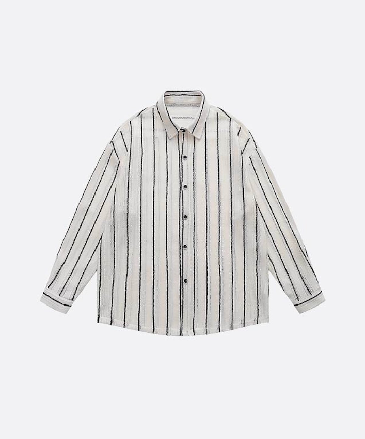 Rakuten - U:UME Hollow Out Stripe Pattern Shirt ユーム トップス シャツ・ブラウス【送料無料】