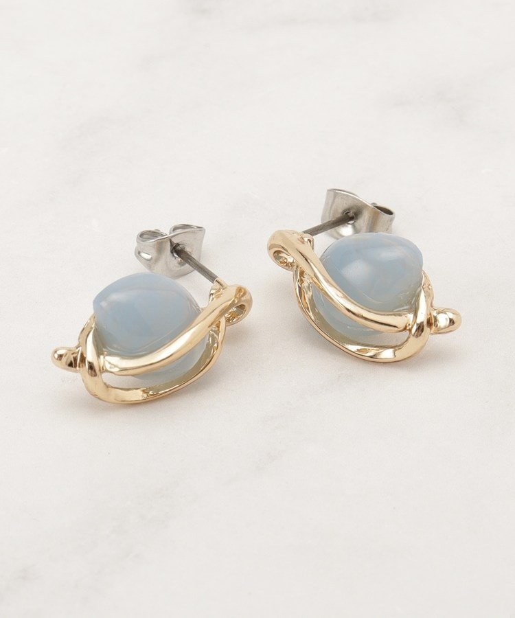 grove メタルアクリルピアス グローブ アクセサリー・腕時計 ピアス ピンク ブルー