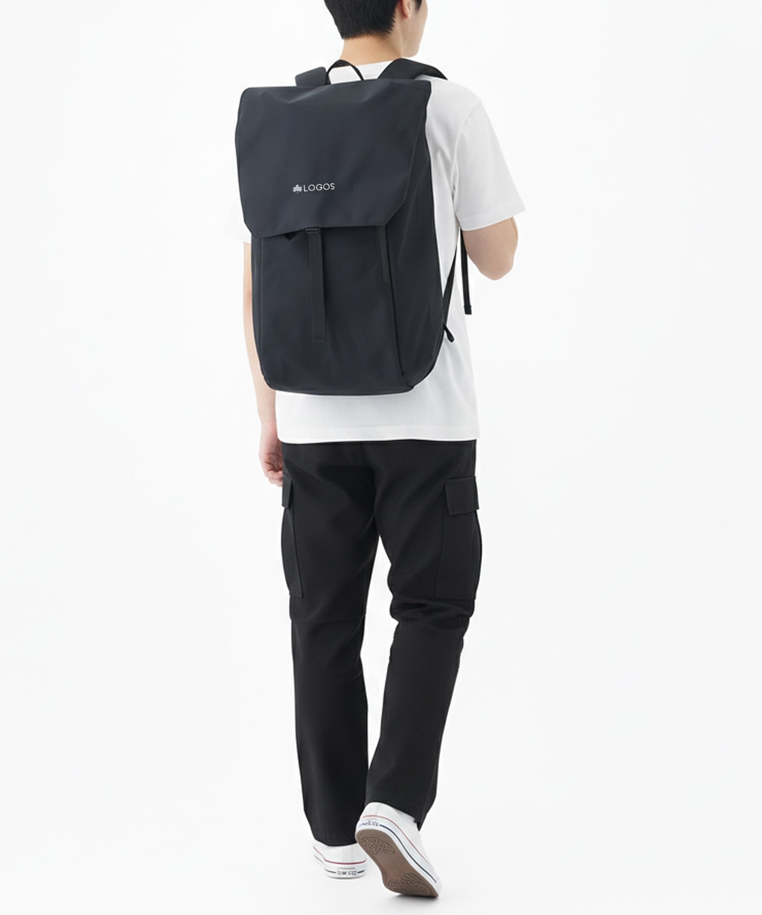 【SALE／41%OFF】LOGOS LOGOS ロゴス リュック 防水 撥水 バックパック デイパック メンズ レディース ユニセックス 通勤 通学 1泊旅行 マルカワ バッグ リュック・バックパック ブラック【送料無料】