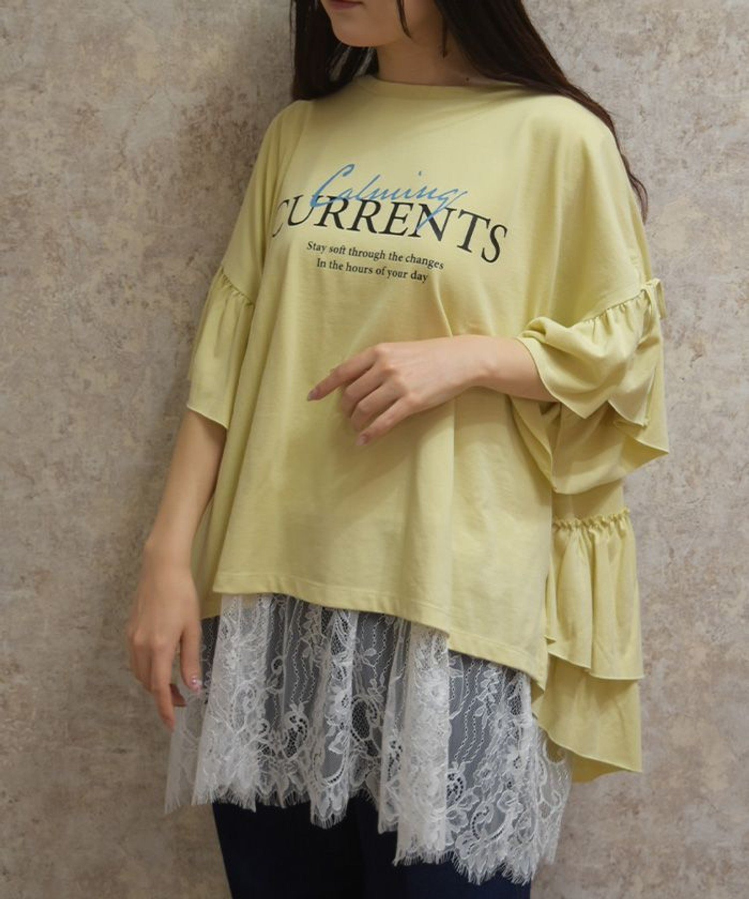 楽天市場】axes femme（カラーイエロー）（Tシャツ・カットソー