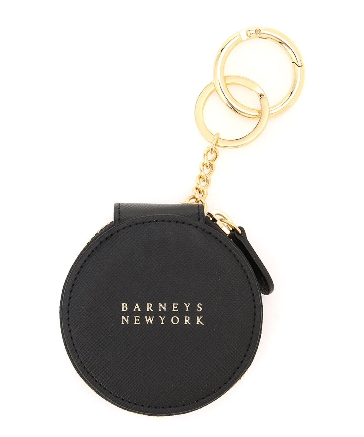 【SALE／20%OFF】BARNEYS NEW YORK (W)ミラー付きマルチケースチャーム バーニーズ　ニューヨーク ファッション雑貨 チャーム・キーチェーン ブラック ホワイト グリーン ピンク【送料無料】のサムネイル