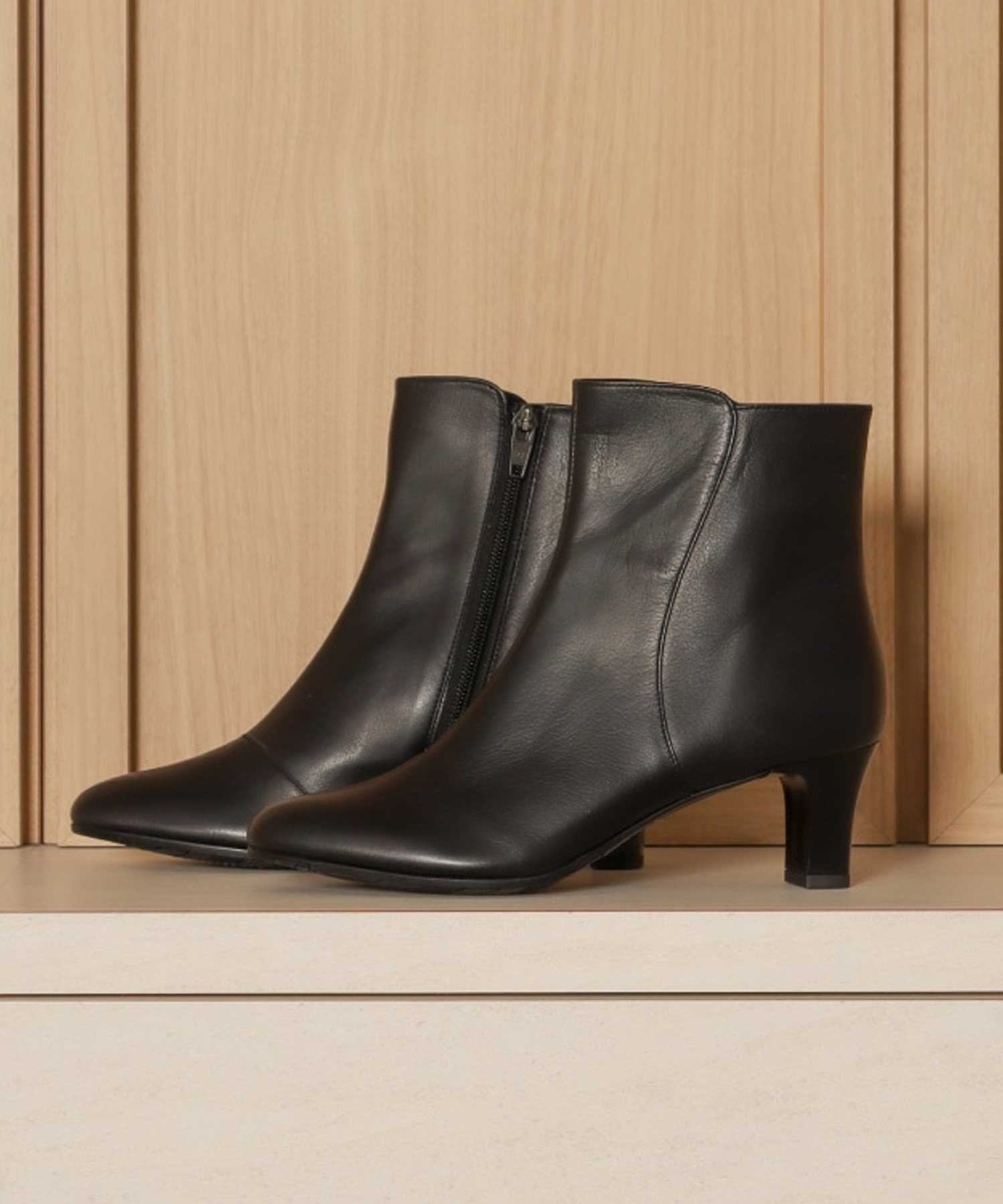 BEAUFIT BEAUFIT/A44Y ショートブーツ ブラック ブーツ ビューフィット リーガル フットコミュニティー シューズ・靴 ブーツ ブラック【送料無料】のサムネイル