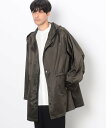 コムサイズム コート メンズ 【SALE／10%OFF】COMME CA ISM ロングマウンテンパーカ コムサイズム ジャケット・アウター モッズコート カーキ ブラック【送料無料】