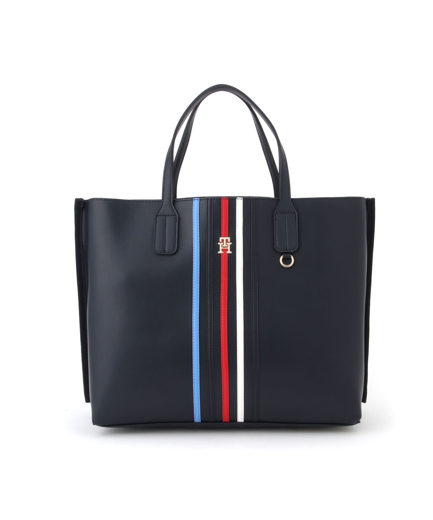 TOMMY HILFIGER TOMMY HILFIGER(トミーヒルフィガー) アイコニックトミーサッチェルバッグ トミーヒルフィガー バッグ トートバッグ ネイビー【送料無料】