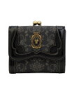 ANNA SUI アナスイ ANNA SUI リーブル 口金二つ折り財布 クイーポ 財布・ポーチ・ケース 財布 ブラック ネイビー パープル ベージュ【送料無料...