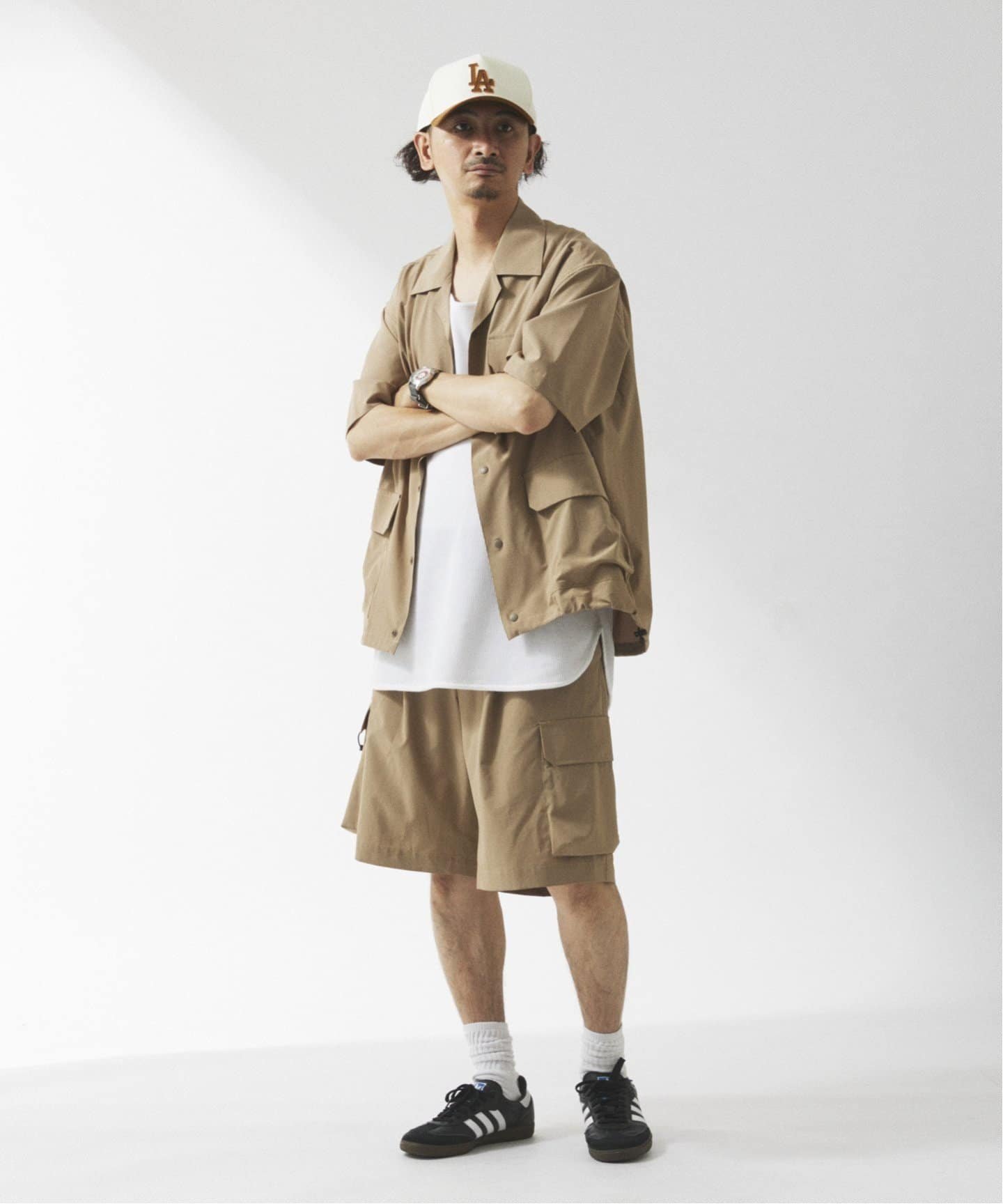 JOURNAL STANDARD relume SIERRA DESIGNS / シエラデザインズ 別注 ホールメッシュ半袖 シャツ ジャーナル スタンダード レリューム トップス シャツ・ブラウス ネイビー ベージュ