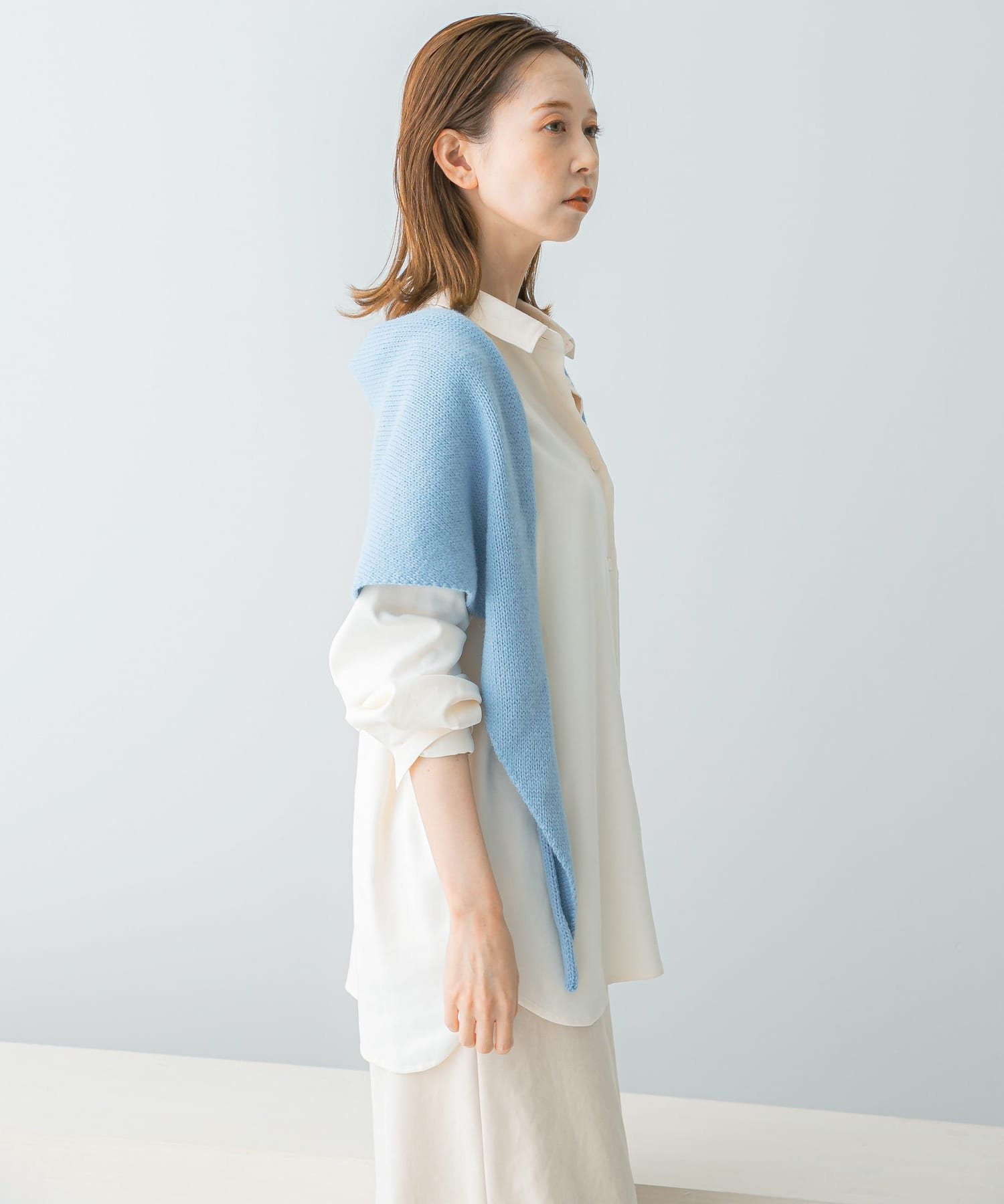 【SALE／50%OFF】URBAN RESEARCH ROSSO ピーチタッチデザインシャツ アーバンリサーチロッソ トップス シャツ・ブラウス ホワイト【送料無料】