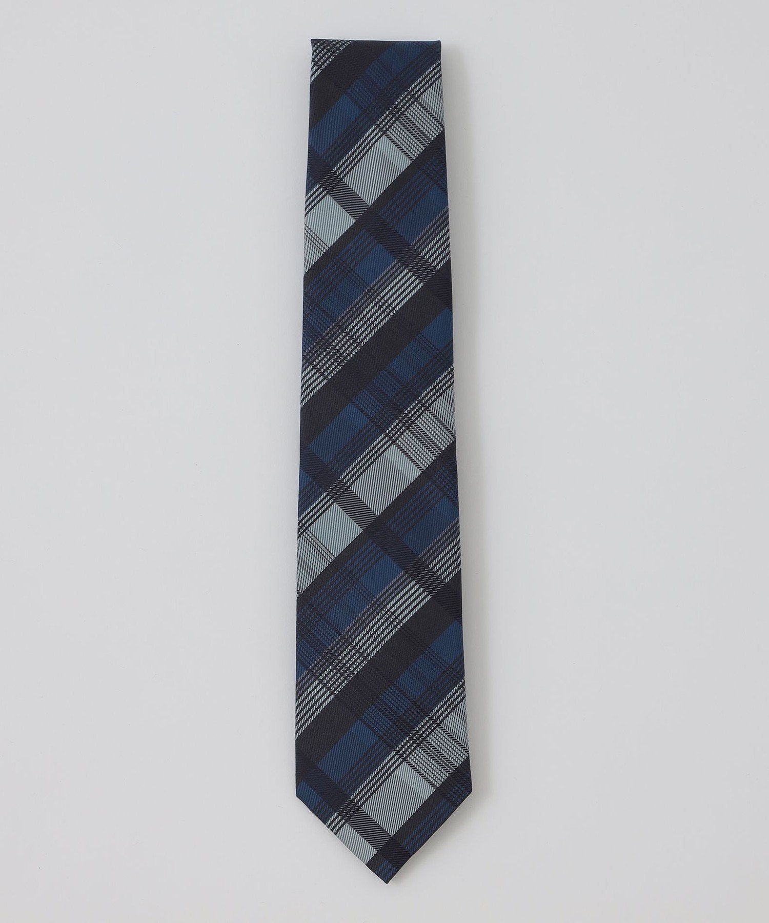 BLACK LABEL CRESTBRIDGE インポートシャドーペンチェックタイ ブルーレーベル / ブラックレーベル・クレストブリッジ スーツ・フォーマル ネクタイ・蝶ネクタイ ブラウン ネイビー【送料無料】