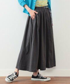 BEAMS BOY GRAMICCI * BEAMS BOY / 別注 ギャバ ロング スカート ビームス ウイメン スカート ロング・マキシスカート ベージュ ネイビー【送料無料】