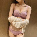 【SALE/30%OFF】miniministore セクシーランジェリーセット ノンワイヤー ミニミニストア インナー・ルームウェア ブラ&ショーツセット ブ...