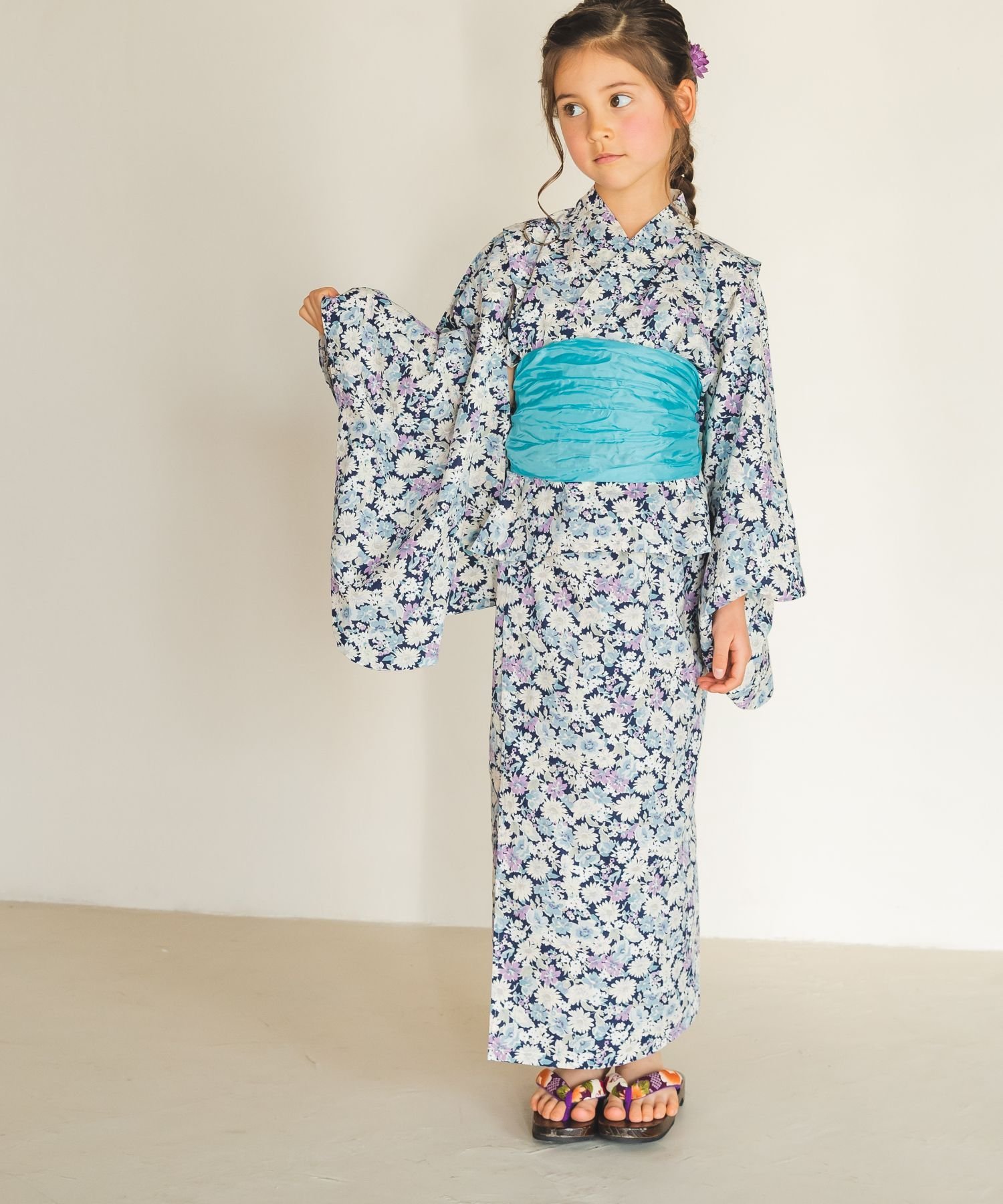 pairmanon セパレート2WAY浴衣3点セット ペアマノン 着物・浴衣・和装小物 浴衣 ホワイト パープル ピンク グレーのサムネイル