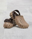 FUSE 【CROCS/クロックス】ECHO CLOG メンズ ビギ シューズ・靴 サンダル ブラック ベージュ【送料無料】
