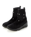 【SALE/30%OFF】carino ビジュー付きニットブーツ モード・エ・ジャコモ×イング シューズ・靴 ブーツ ホワイト ブラウン グレー【送料無料】