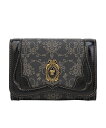 ANNA SUI アナスイ ANNA SUI リーブル 内Lファスナー二つ折り財布 クイーポ 財布・ポーチ・ケース 財布 ネイビー パープル ブラック ベージュ...