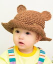 BREEZE 【Bpop】ペーパーハット_UVカット エフオーオンラインストア 帽子 ハット ブラウン ベージュ