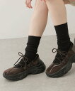 SENSE OF PLACE レースアップバレエスニーカー センス オブ プレイス シューズ・靴 スニーカー ブラウン ブラック【送料無料】