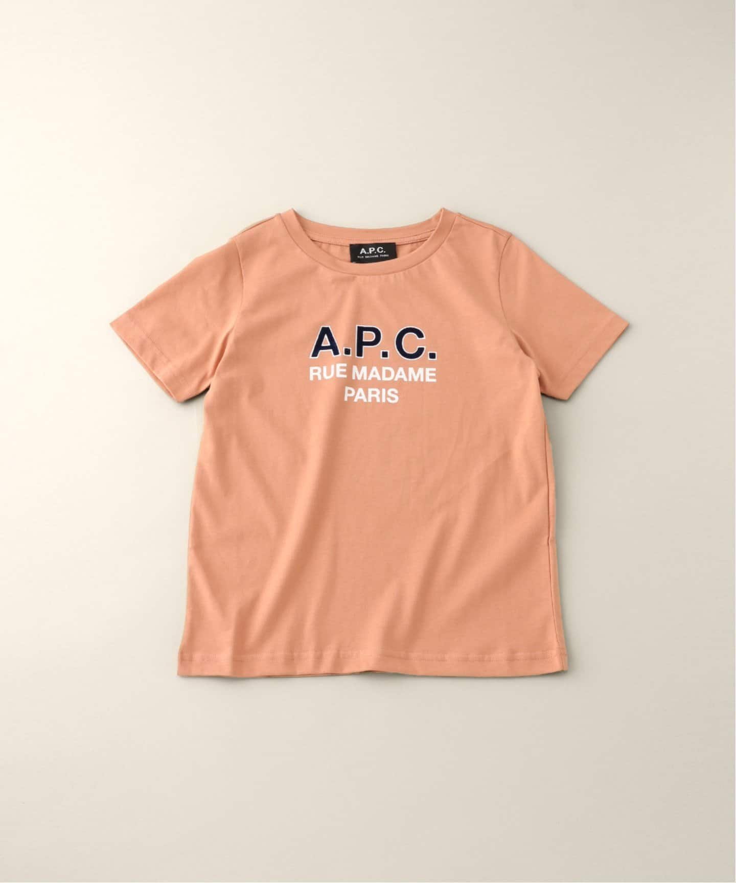 IENA ENFANT 【A.P.C./アー・ペー・セー】T-シャツ GARDEN kids(110cm-140cm) イエナ　アンファン マタニティウェア・ベビー用品 その他のベビーグッズ ピンク グリーン【送料無料】