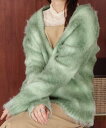 【SALE/10%OFF】Girly Doll Girly Doll/グラデーションニットカーディガン ドゥーラ ドゥーラ トップス カーディガン ブラウン ブルー グリーン ピンク【送料無料】